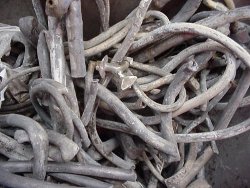 Rottami di piombo da inviare al riciclo